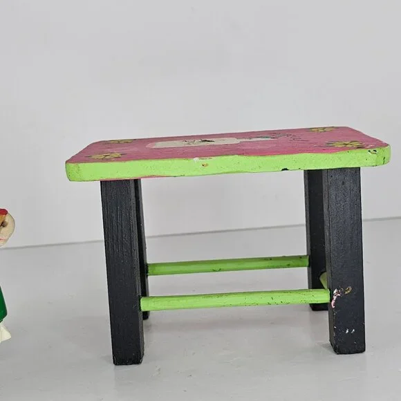 Oaxacan Folk Art Anthropomorphic Goat Man Table Mezcal Bottles Inocencio Vasquez